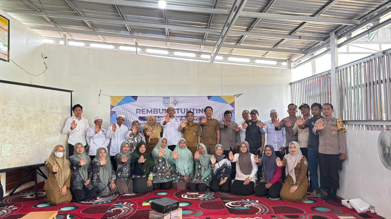 Sinergi Cegah Stunting, Pemerintah Desa Tanah Abang Gelar Rembuk Stunting